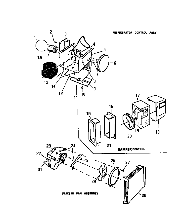 White-Westinghouse RS192GCV3 controls diagram