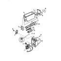 White-Westinghouse RS229GCW1 ice bucket & motor diagram