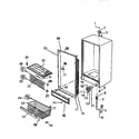 White-Westinghouse FU218ERW3 cabinet diagram