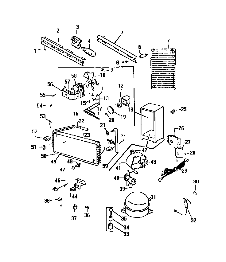 White-Westinghouse FU169ERD2 systems diagram