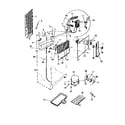 White-Westinghouse RT196GCV4 evaporator, fan assy. diagram
