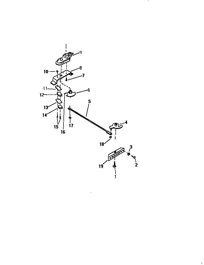 White-Westinghouse KF350GDV0 door latch assembly diagram