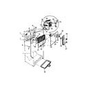 White-Westinghouse RT175CGD2 evaporator, fan assy. diagram