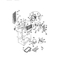 White-Westinghouse RT179HCD1 evaporator, fan assy. diagram