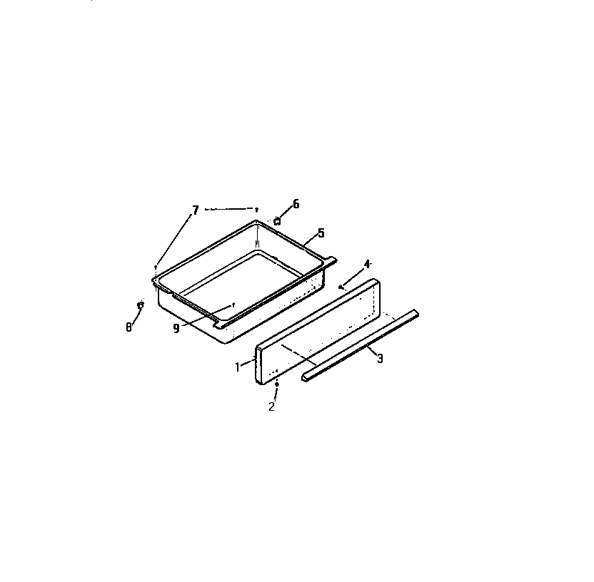 White-Westinghouse KF590HDH1 drawerr diagram