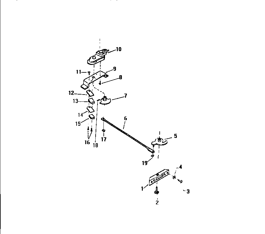 White-Westinghouse KF450GDD2 door latch assembly diagram