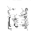 Kelvinator AWC340A1D pump, hoses diagram