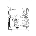 Kelvinator AWP330A1D pump, hoses diagram