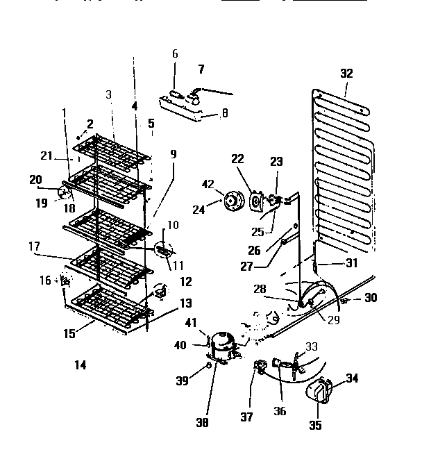 White-Westinghouse FU211JRW1 systems diagram