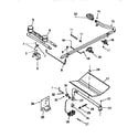 White-Westinghouse GF470HXD0 burner assembly diagram