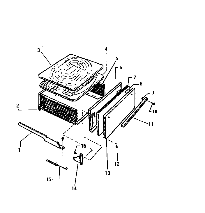 White-Westinghouse GF470HXV0 drawer diagram