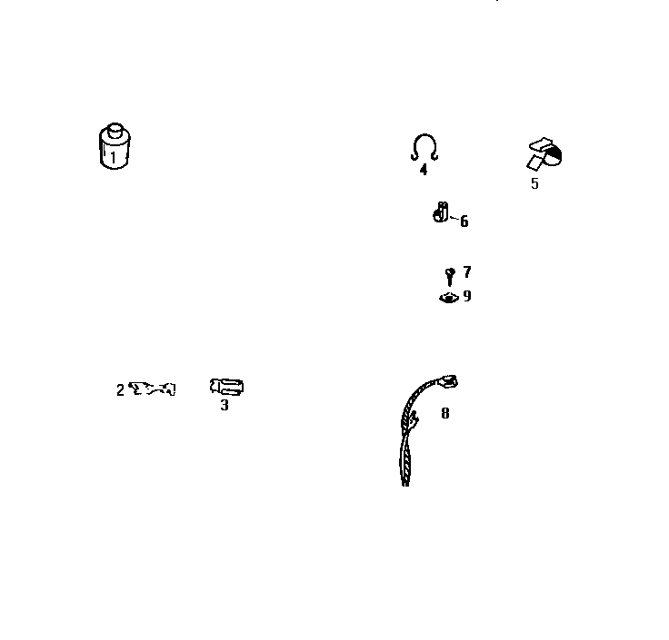 White-Westinghouse DG400JXF1 miscellaneous diagram