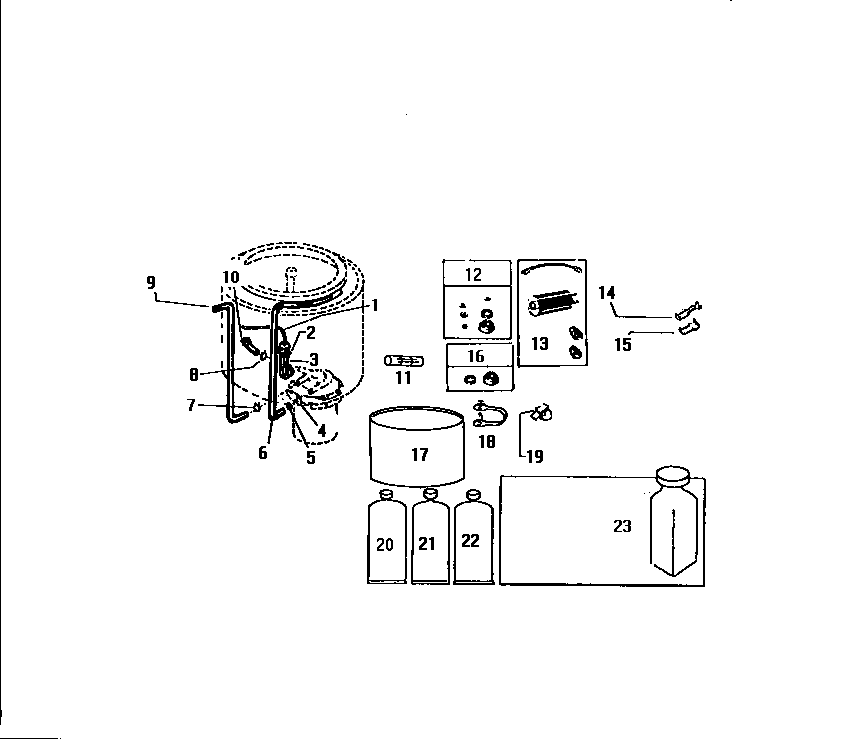 White-Westinghouse LA550EXF1 miscellaneous diagram