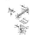 White-Westinghouse GF521HXW1 burner assembly diagram