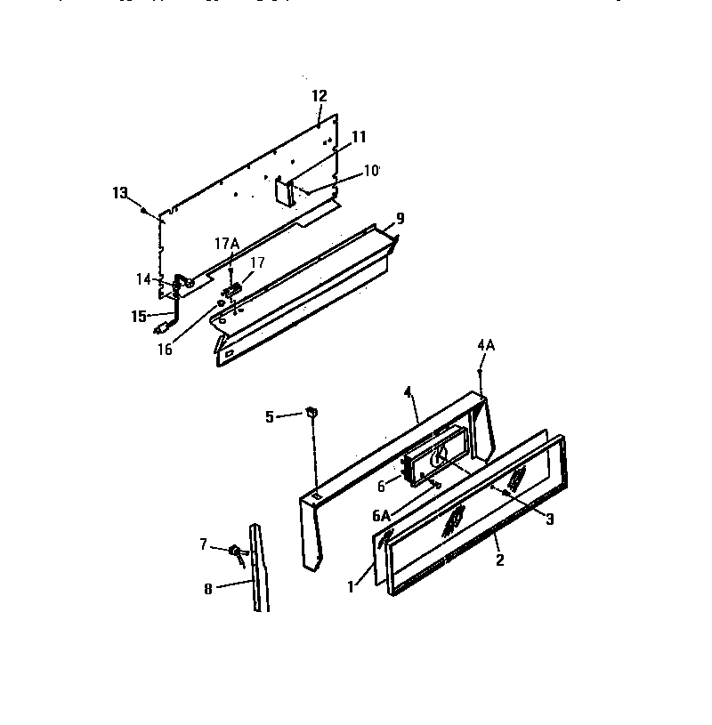 White-Westinghouse GF790HXD1 backguard diagram