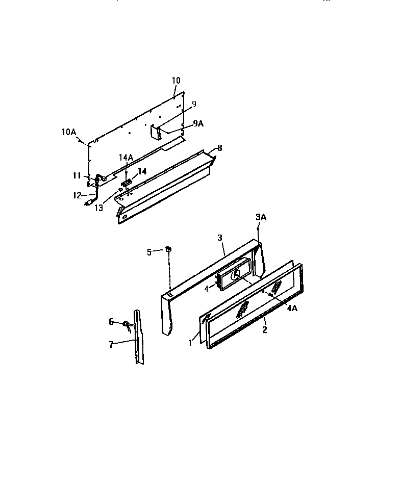 White-Westinghouse GF716HXV2 backguard diagram