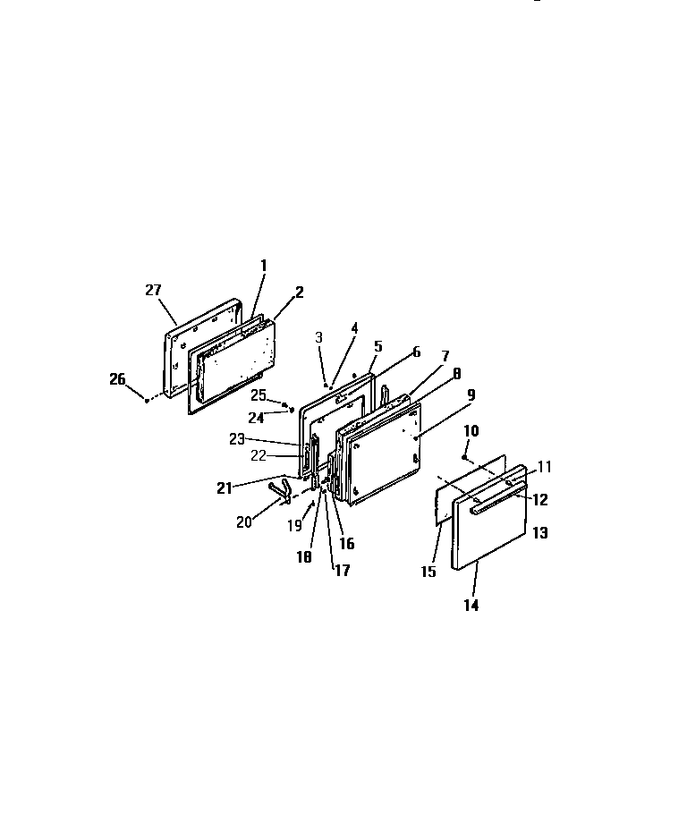 Kelvinator REP302CT1 door diagram