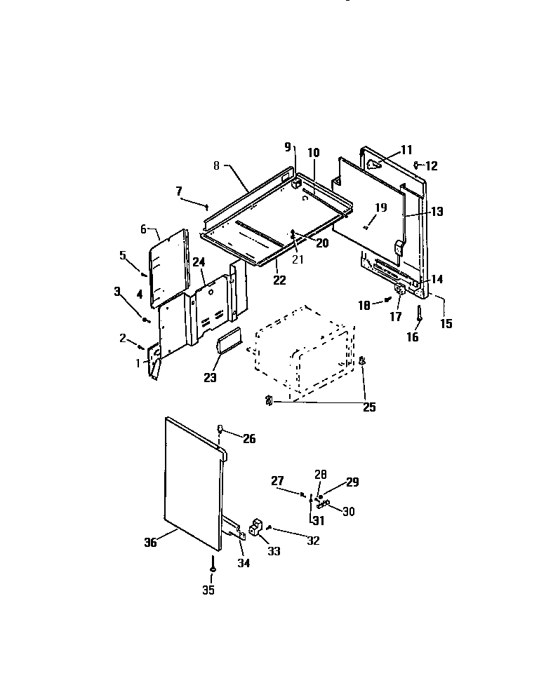 Kelvinator REP302CT1 panels diagram