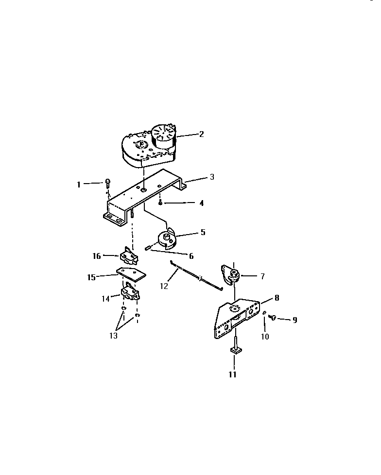 Kelvinator REP309CD1 latch assembly diagram