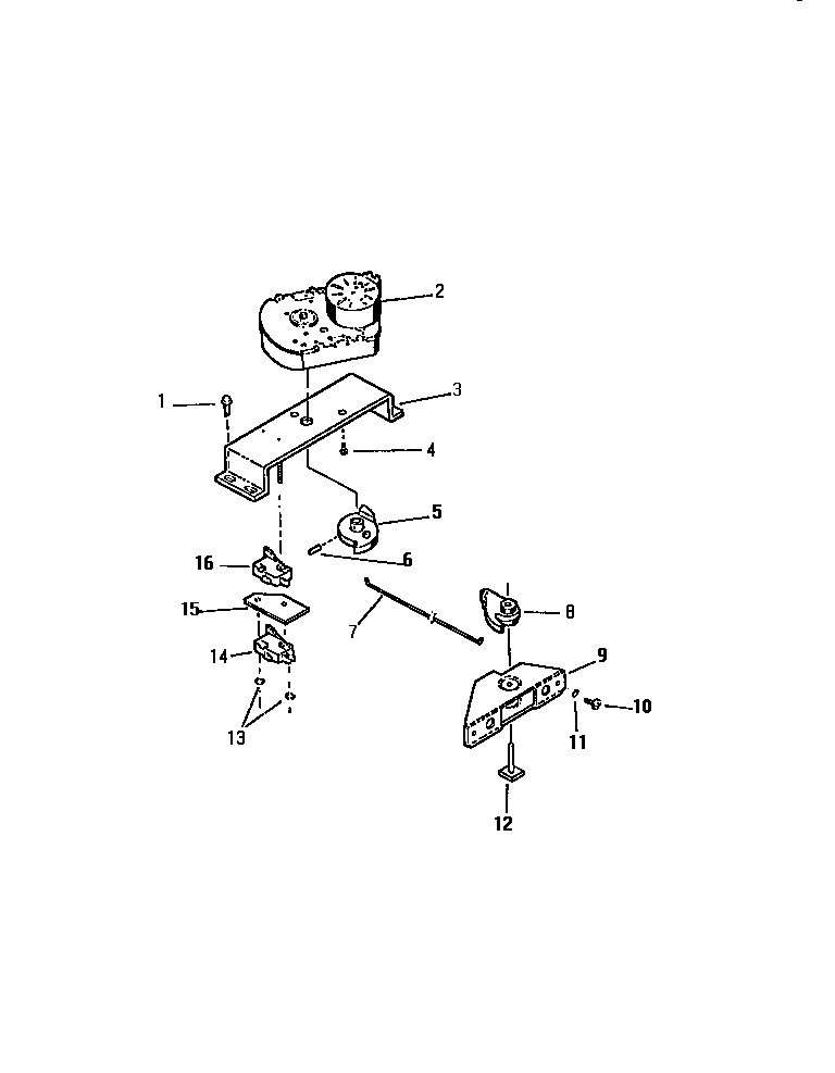 Kelvinator REP307CW3 latch assembly diagram