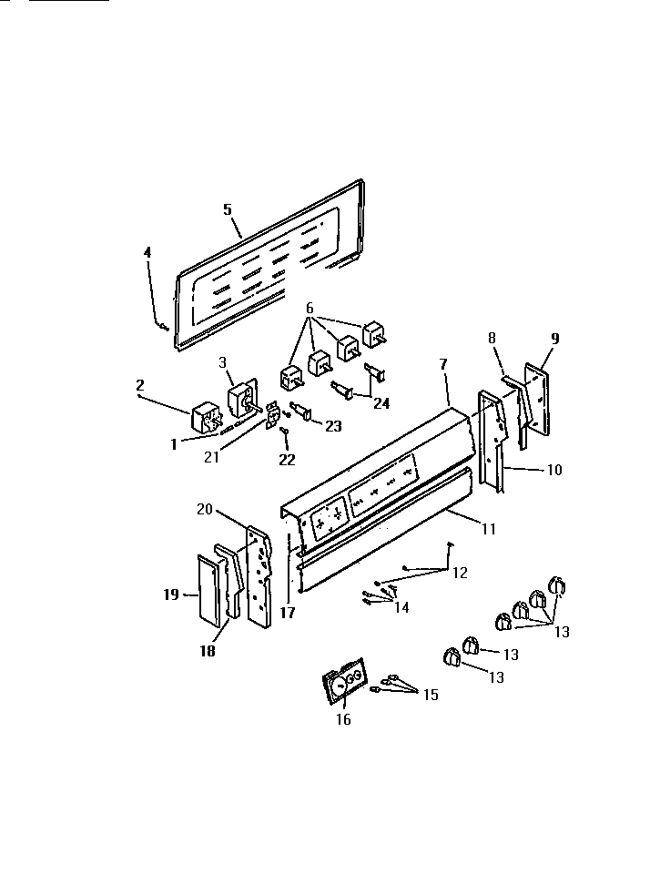 Kelvinator REP305CV1 backguard diagram
