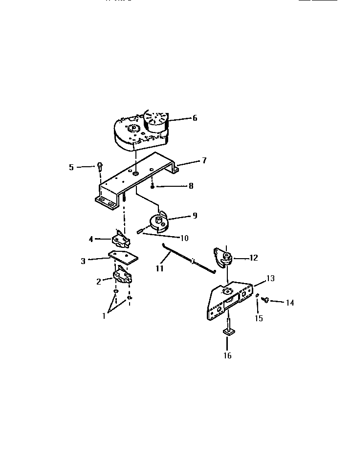 Kelvinator REP305CV1 latch assembly diagram