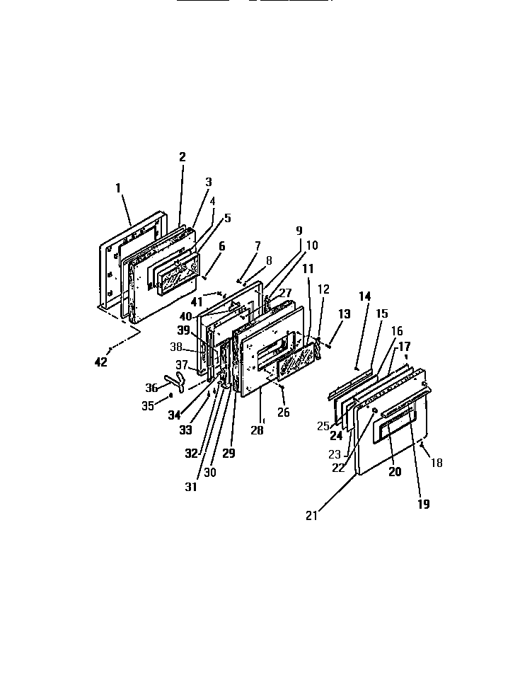 Kelvinator REP306CT1 door diagram