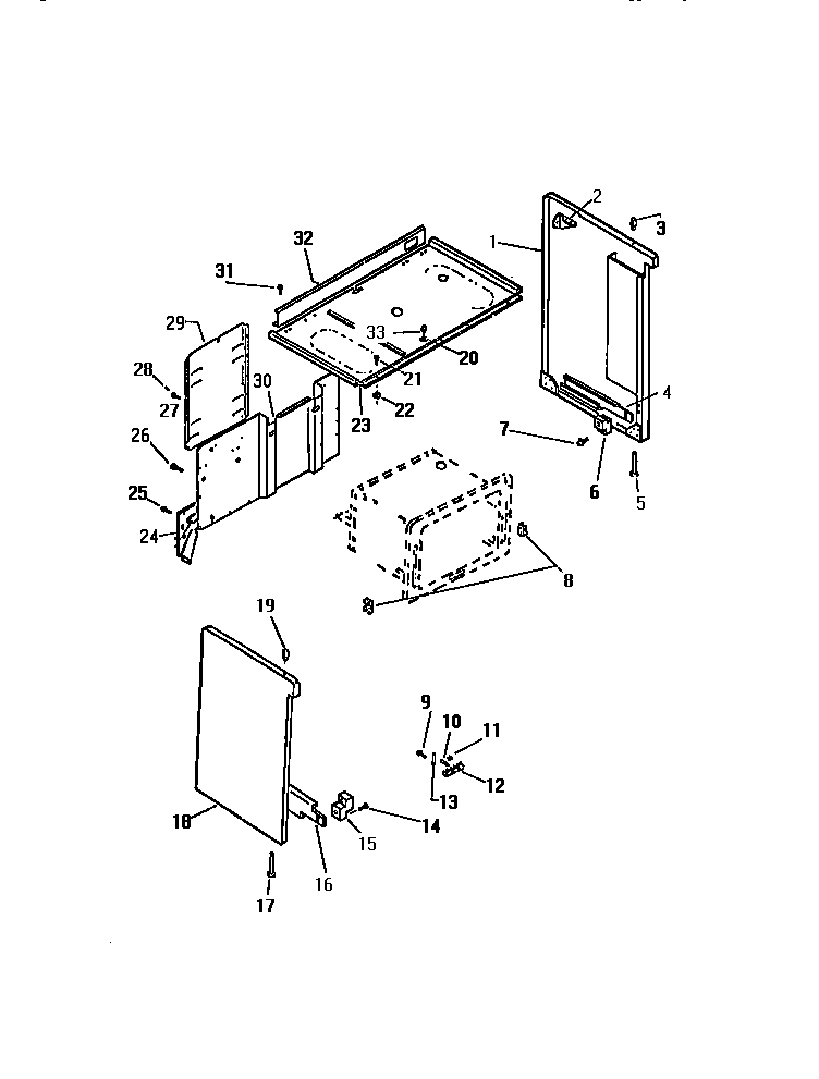 Kelvinator REC306CF0 panels diagram