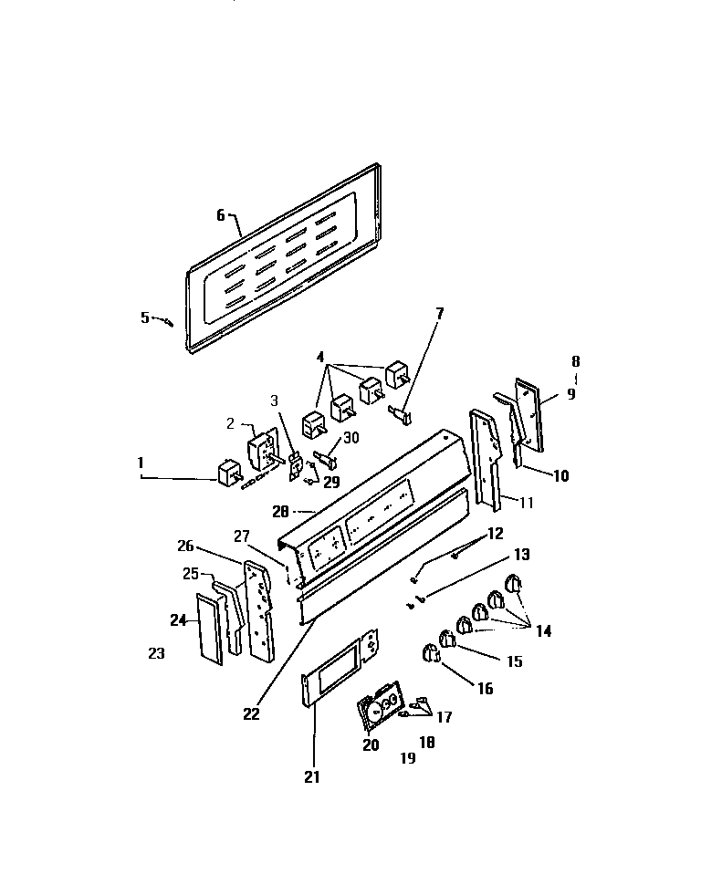 Kelvinator RER307CW0 backguard diagram