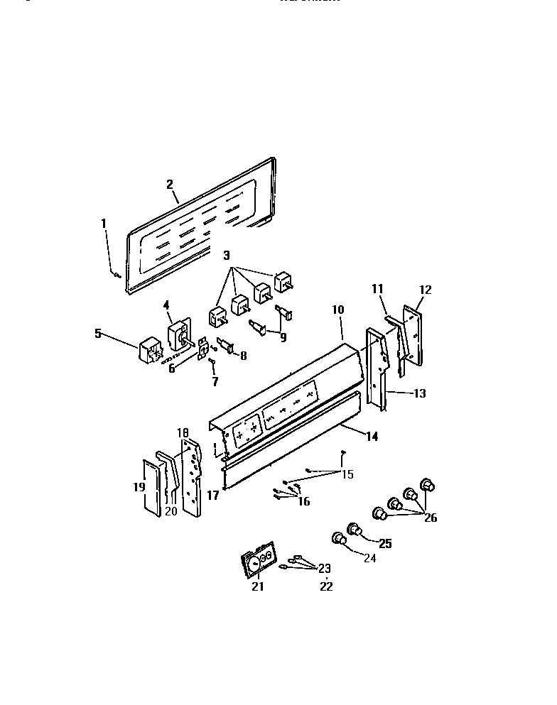 Kelvinator REP305CV0 backguard diagram