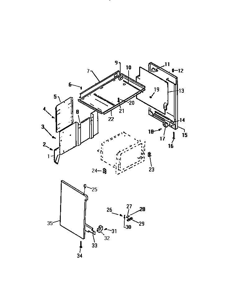 Kelvinator REP305CV0 panels diagram