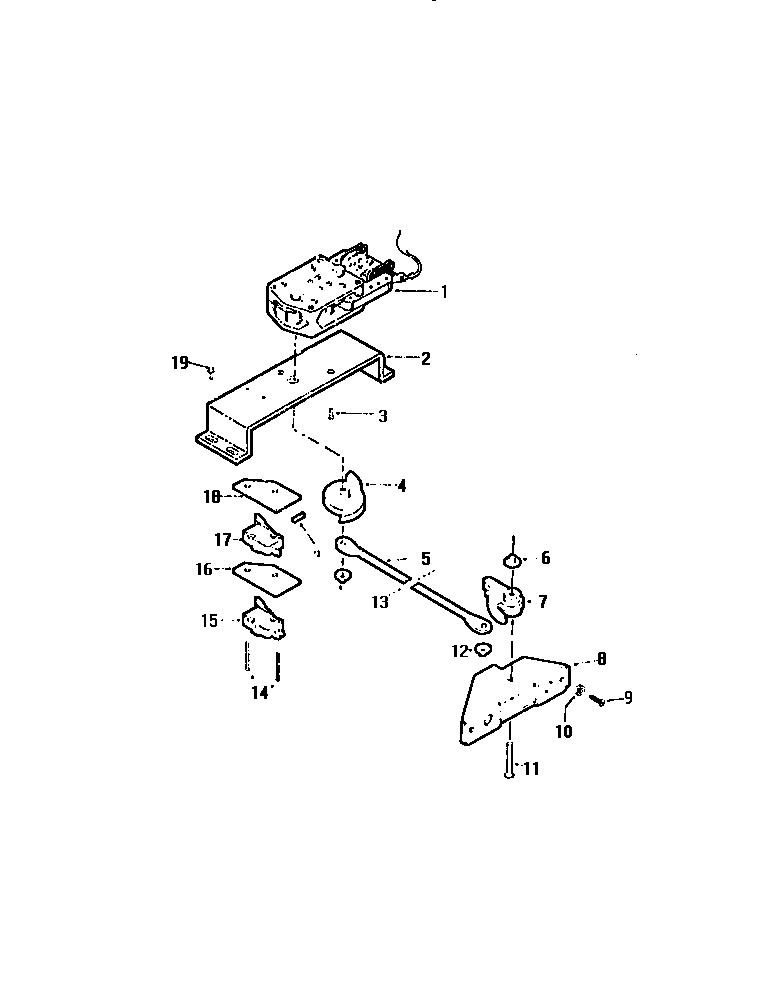 Kelvinator REP305CV0 latch assembly diagram