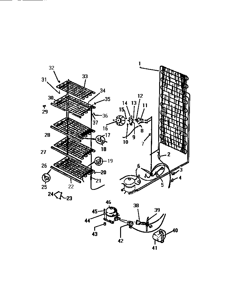 Kelvinator UFP160DMOW systems diagram