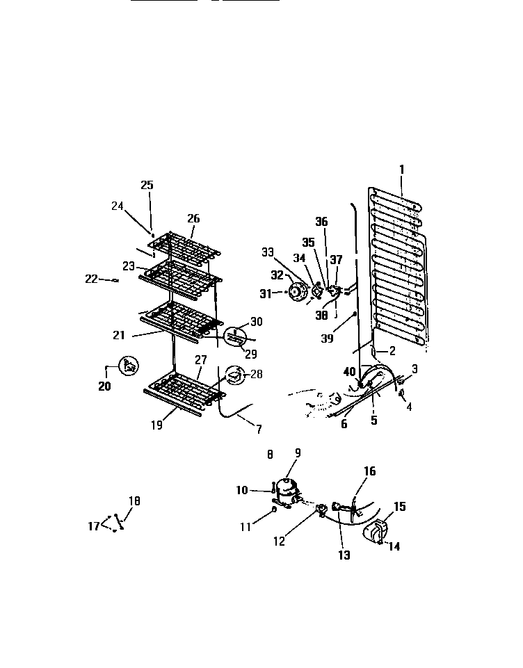 Kelvinator UFS161SM5 systems diagram