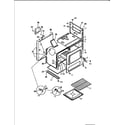 White-Westinghouse GF830HXW1 body diagram