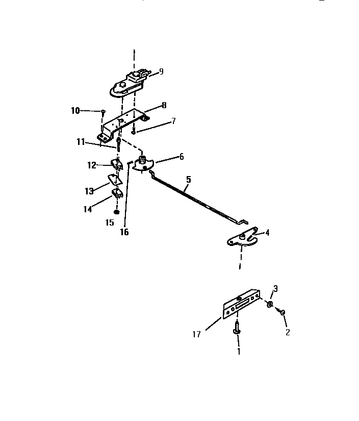 White-Westinghouse KF590HDW2 door latch assembly diagram