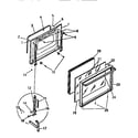 White-Westinghouse KF440GDD2 door diagram