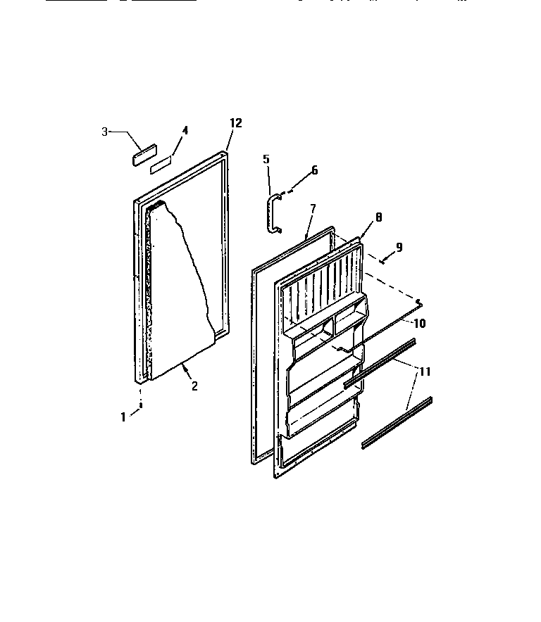 Kelvinator SSX130AM9F door diagram
