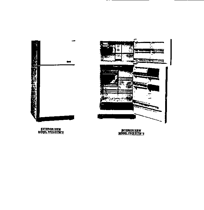 Frigidaire FPCI21TMH3 unit-interior/exterior view diagram