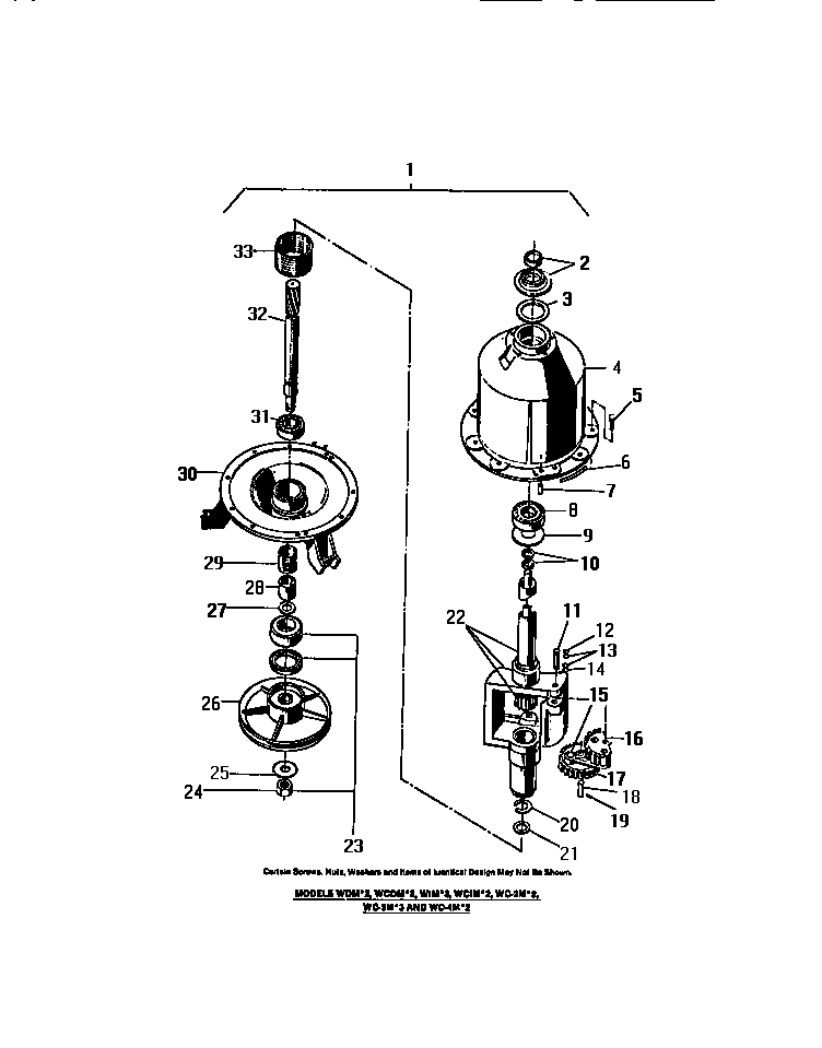 Frigidaire WC3ML3 mechanism diagram