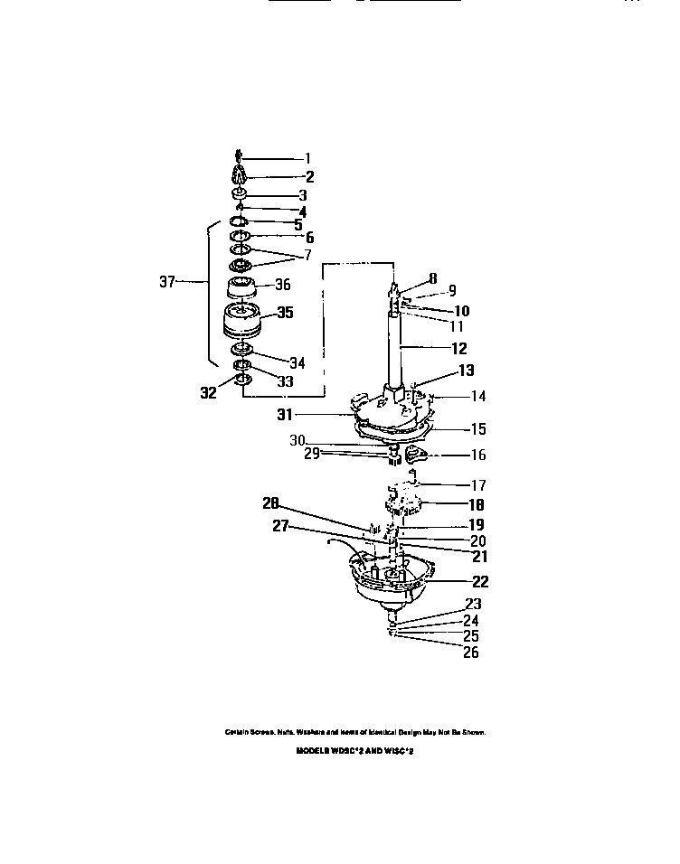 Frigidaire WDSCW2 mechanism diagram
