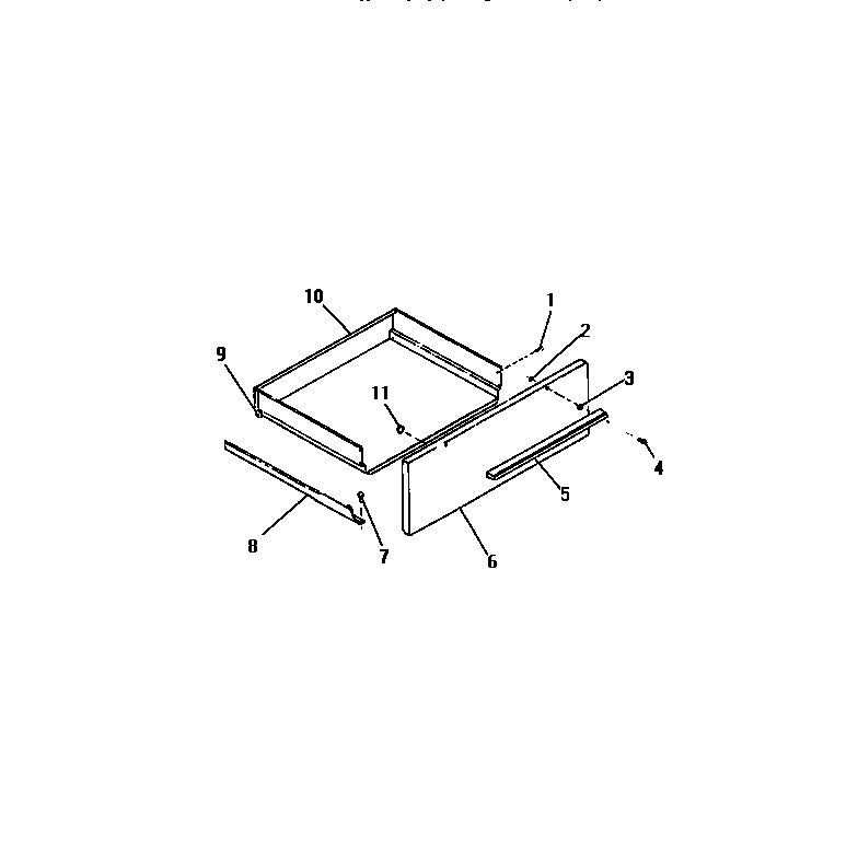Frigidaire R21CW0 drawer diagram