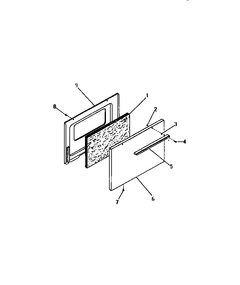 Frigidaire R21CW0 door diagram