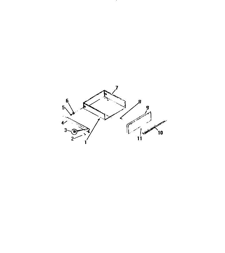 Frigidaire REG638ML5 oven drawer diagram
