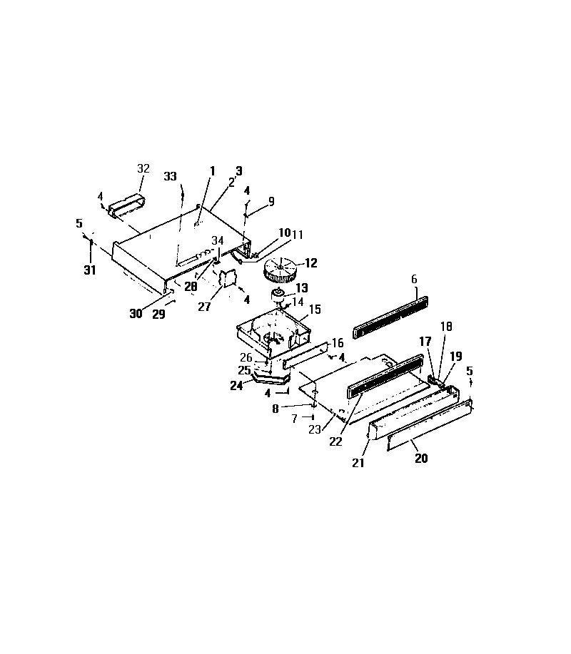 Frigidaire REG638ML5 convertible eye-level vent hoods diagram