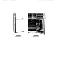 Frigidaire FPE18TCL0 unit-interior/exterior view diagram