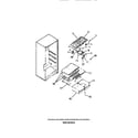 Frigidaire FPE18TCL0 interior food compartment diagram