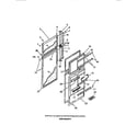 Frigidaire FPE18TCL0 food and freezer doors diagram