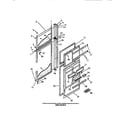 Frigidaire FPE18TCL0 food and freezer doors diagram