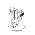 Frigidaire FPE18TCL0 compressor, condenser, evaporator diagram